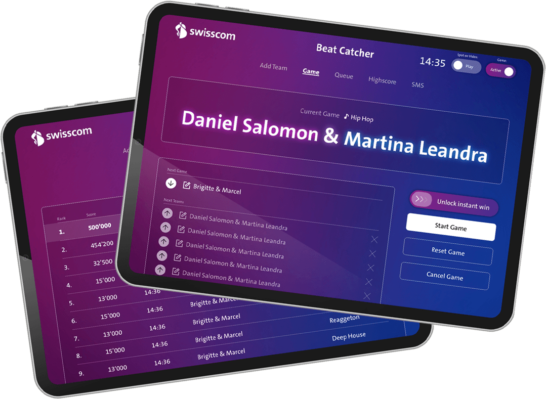 Autarkes System für Registration und Steuerung auf dem iPad mit diversen Komfort-Features für die Promotor:innen